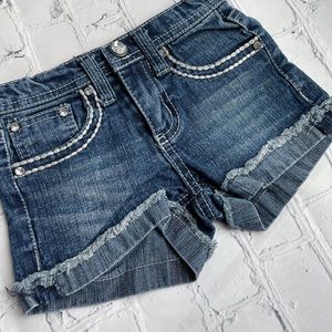 PD&C Jean Shorts with Rhinestones